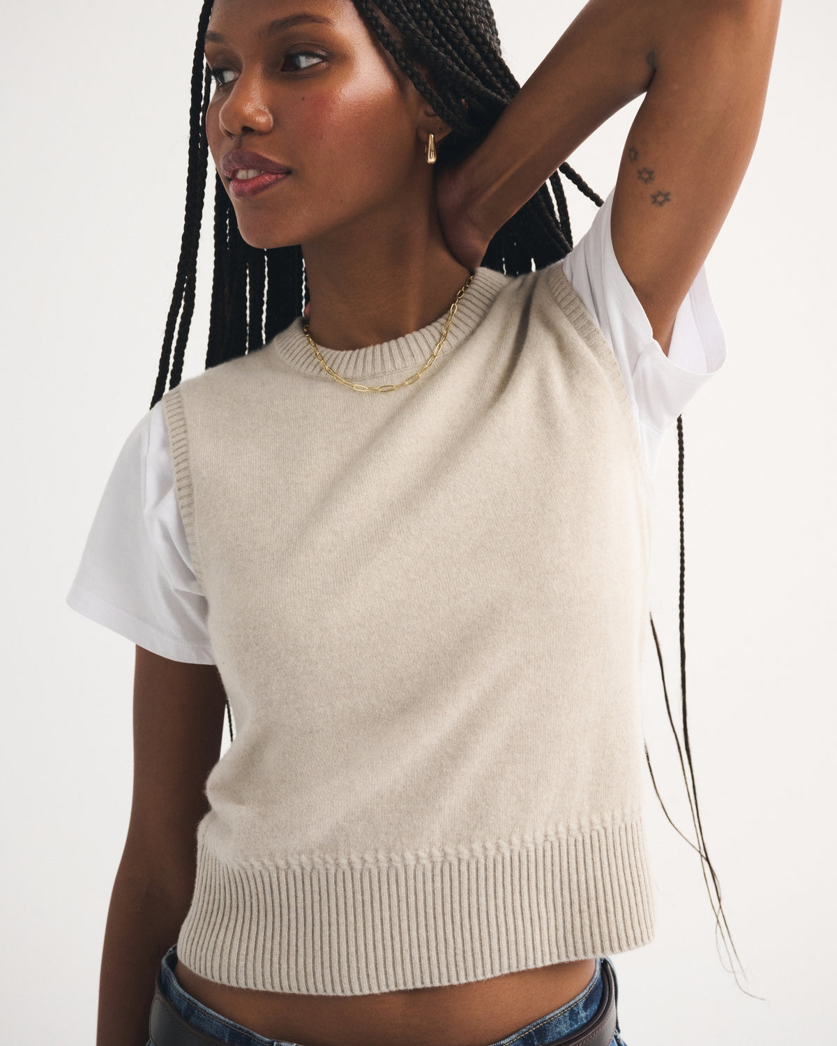 Abercrombie 100% Cashmere Sweater Shell