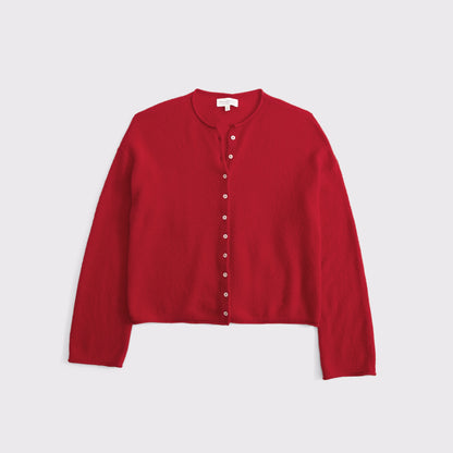 Abercrombie Merino Wool-Blend Roll Neck Cardigan