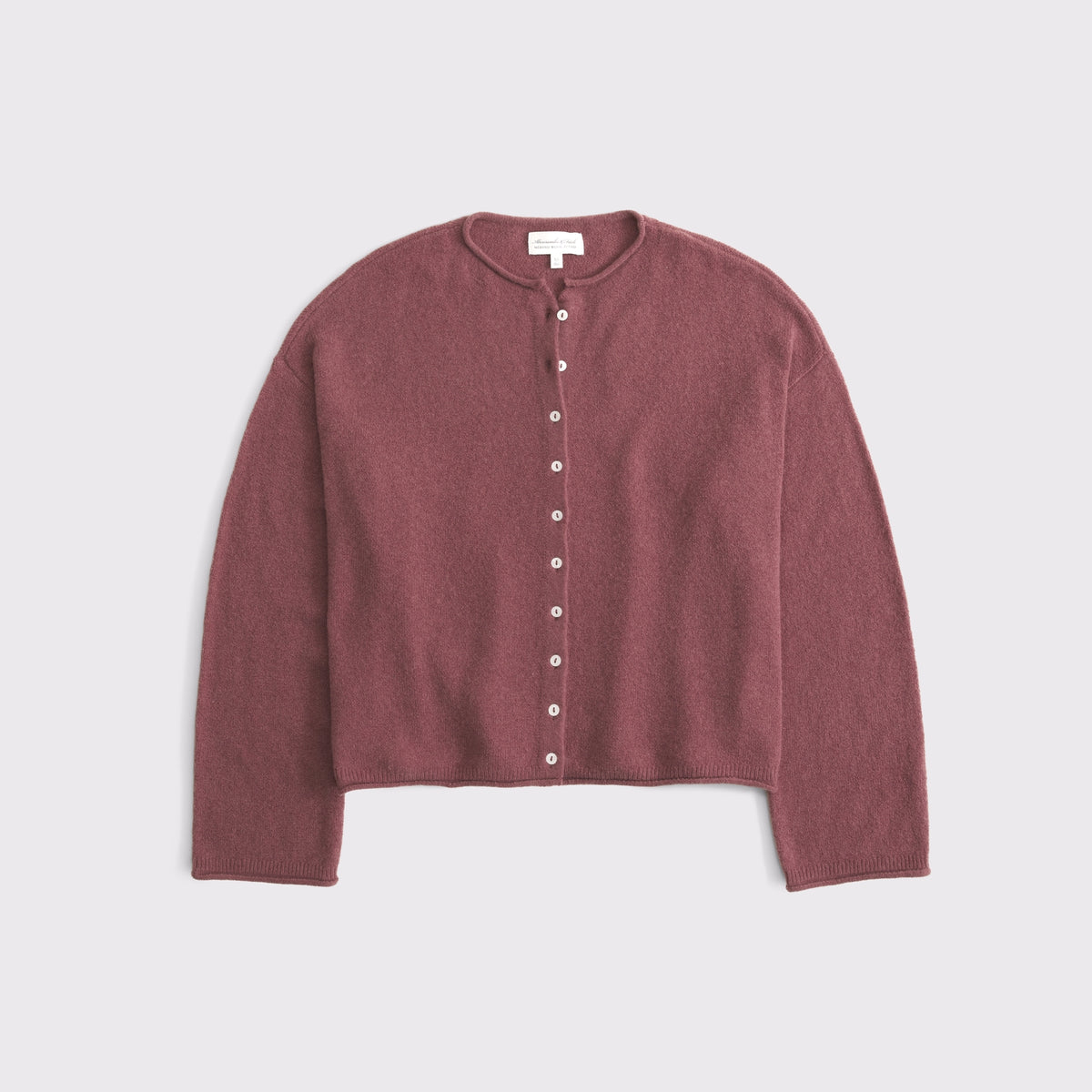 Abercrombie Merino Wool-Blend Roll Neck Cardigan