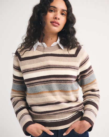 Abercrombie A&F Madeline Textural Crew Sweater