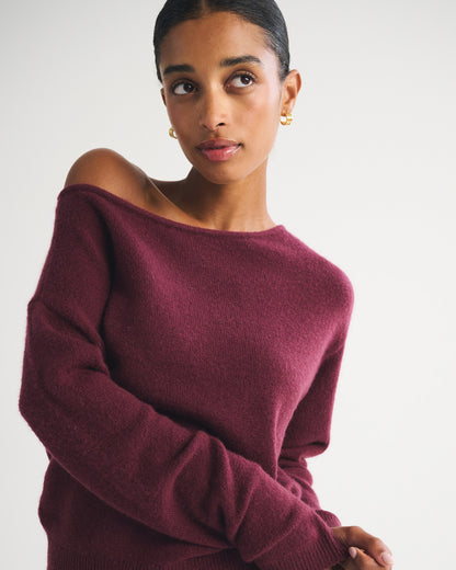 Abercrombie Merino Wool-Blend Slash Sweater