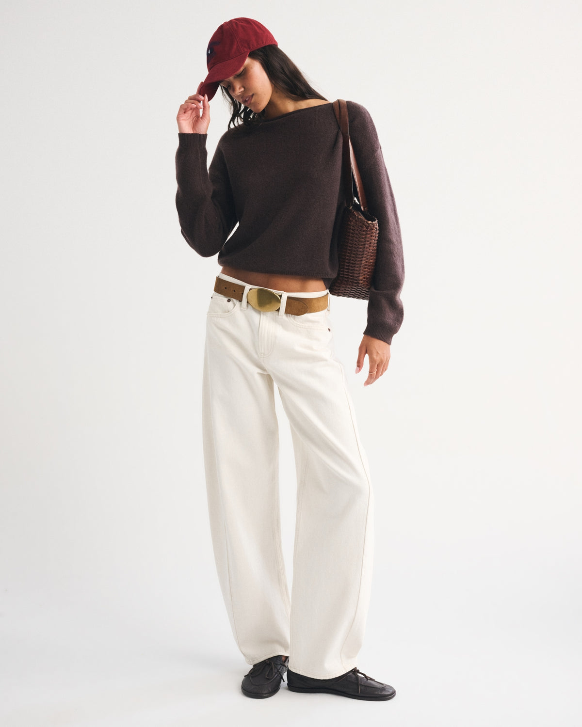 Abercrombie Merino Wool-Blend Slash Sweater