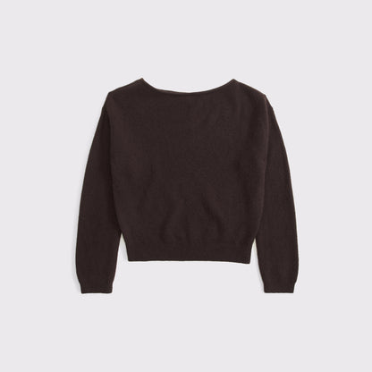 Abercrombie Merino Wool-Blend Slash Sweater