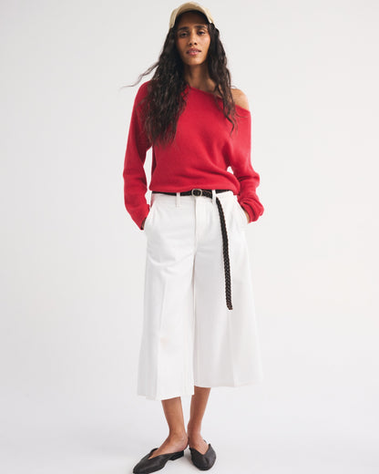 Abercrombie Merino Wool-Blend Slash Sweater
