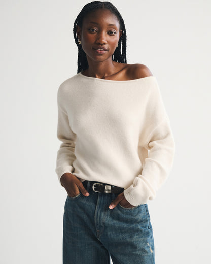 Abercrombie Merino Wool-Blend Slash Sweater