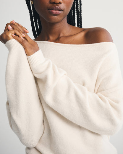 Abercrombie Merino Wool-Blend Slash Sweater