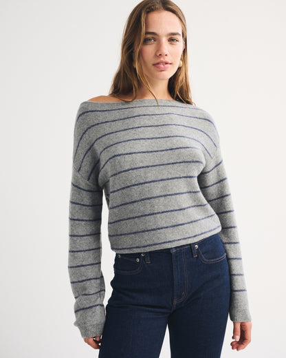 Abercrombie Merino Wool-Blend Slash Sweater