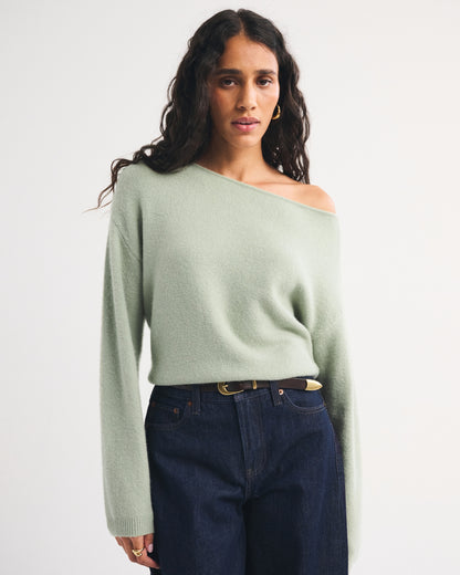 Abercrombie Merino Wool-Blend Slash Sweater