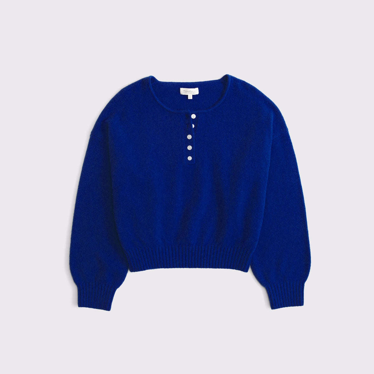 Abercrombie Merino Wool-Blend Henley Sweater