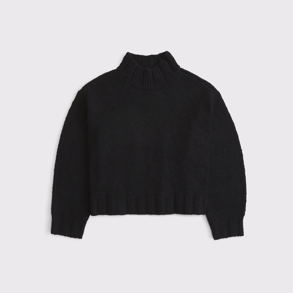 Abercrombie Easy Jacquard Funnel Neck Sweater