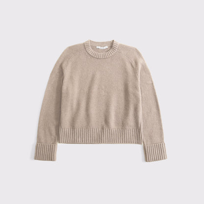 Abercrombie A&F Madeline Textural Crew Sweater
