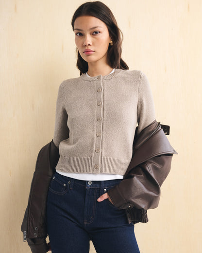 Abercrombie Shrunken Crew Cardigan