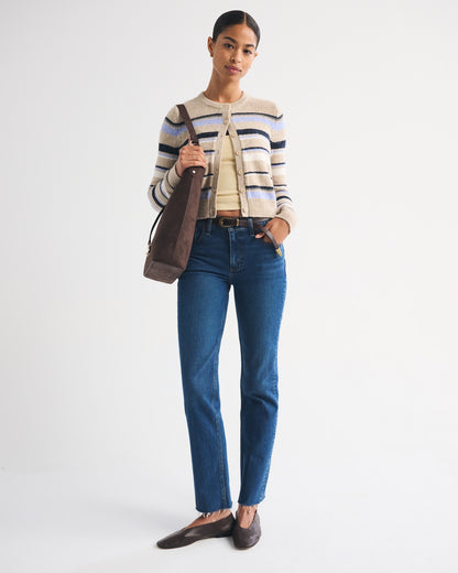 Abercrombie Shrunken Crew Cardigan