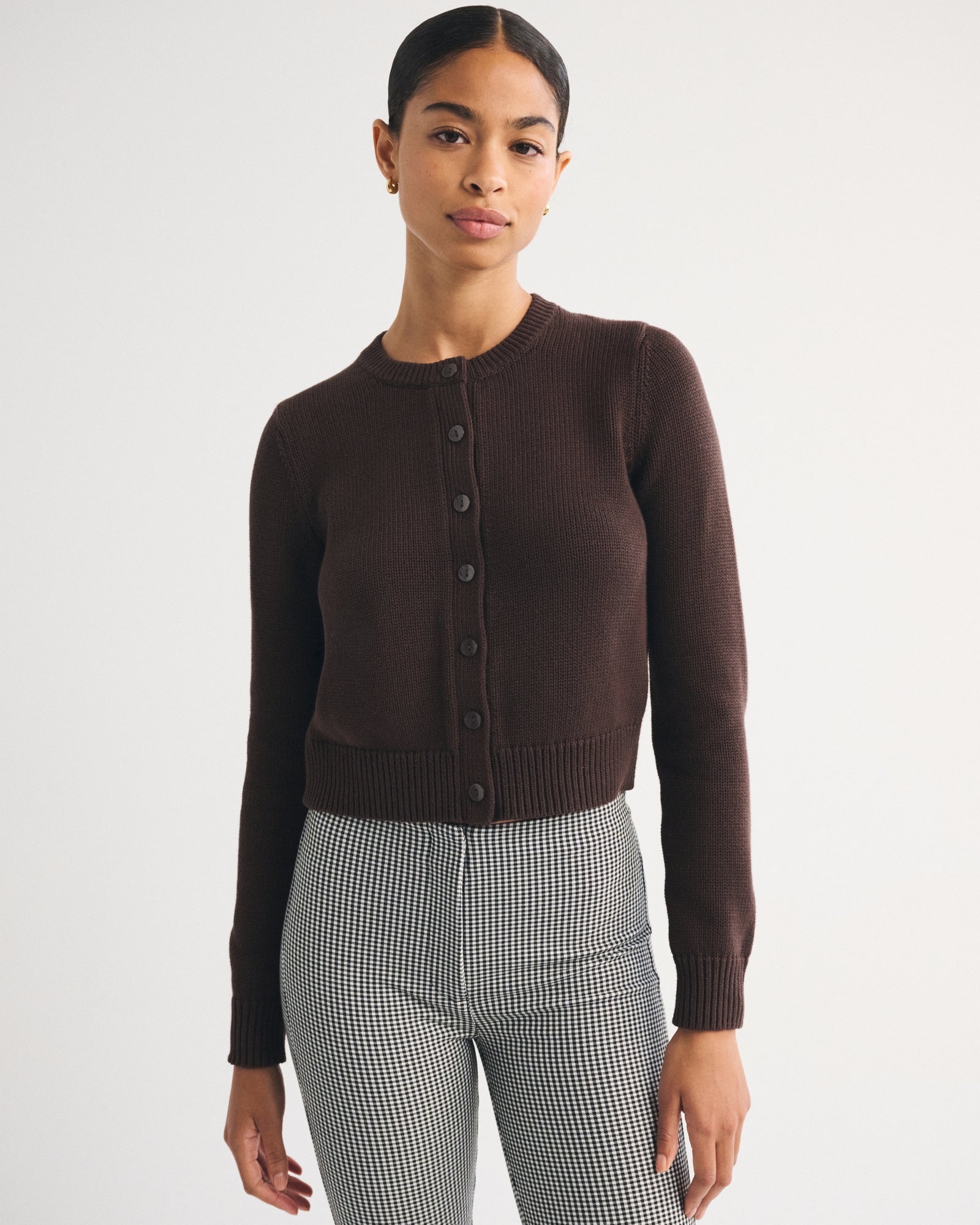Abercrombie Shrunken Crew Cardigan