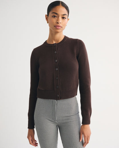Abercrombie Shrunken Crew Cardigan