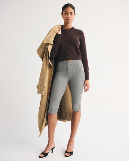 Abercrombie Shrunken Crew Cardigan