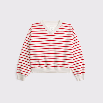 Abercrombie Sunday V-Neck Sweatshirt