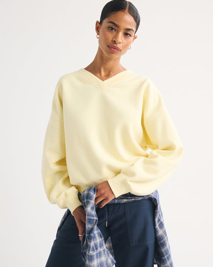 Abercrombie Sunday V-Neck Sweatshirt