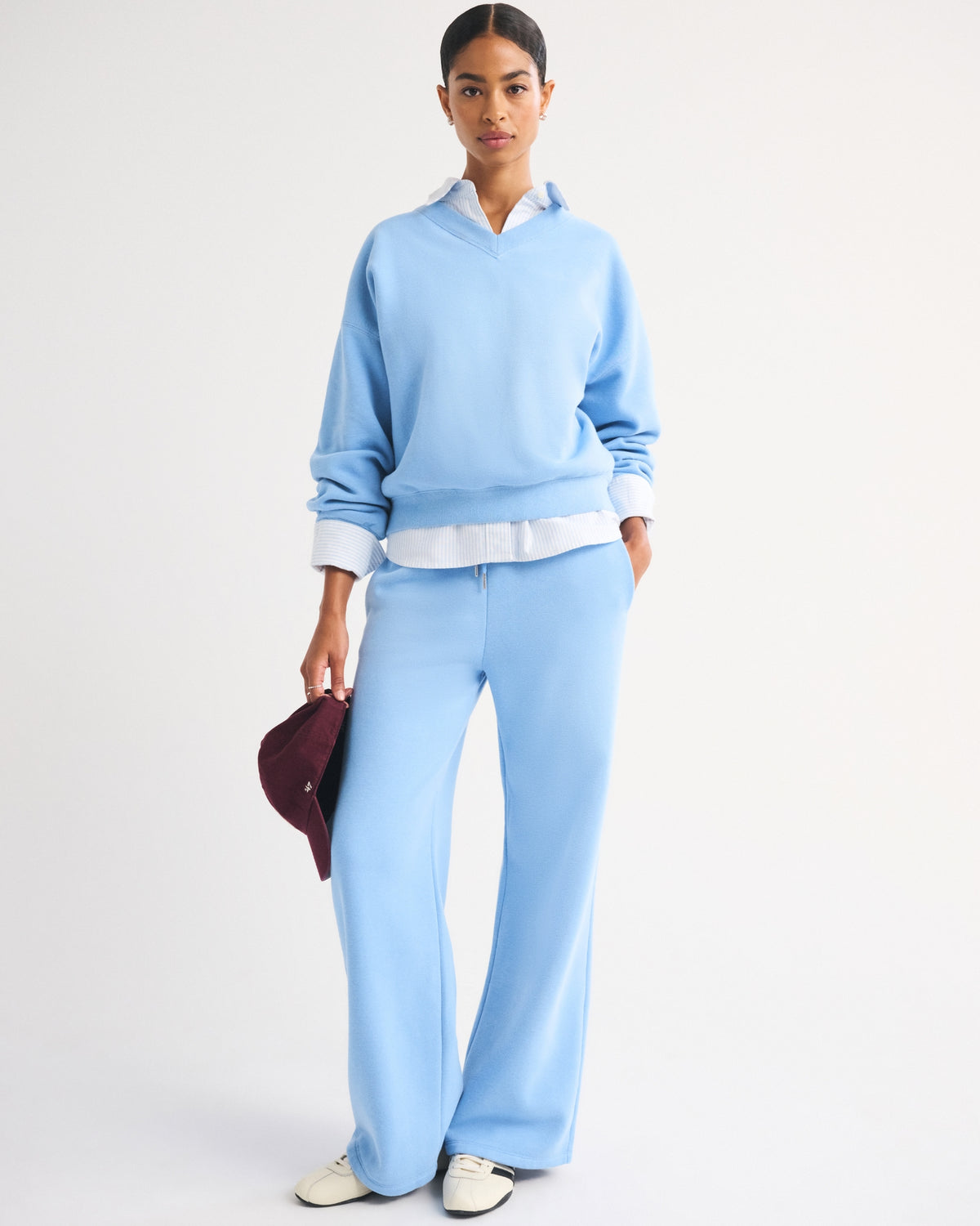 Abercrombie Sunday V-Neck Sweatshirt