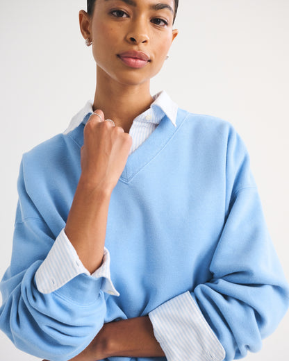 Abercrombie Sunday V-Neck Sweatshirt