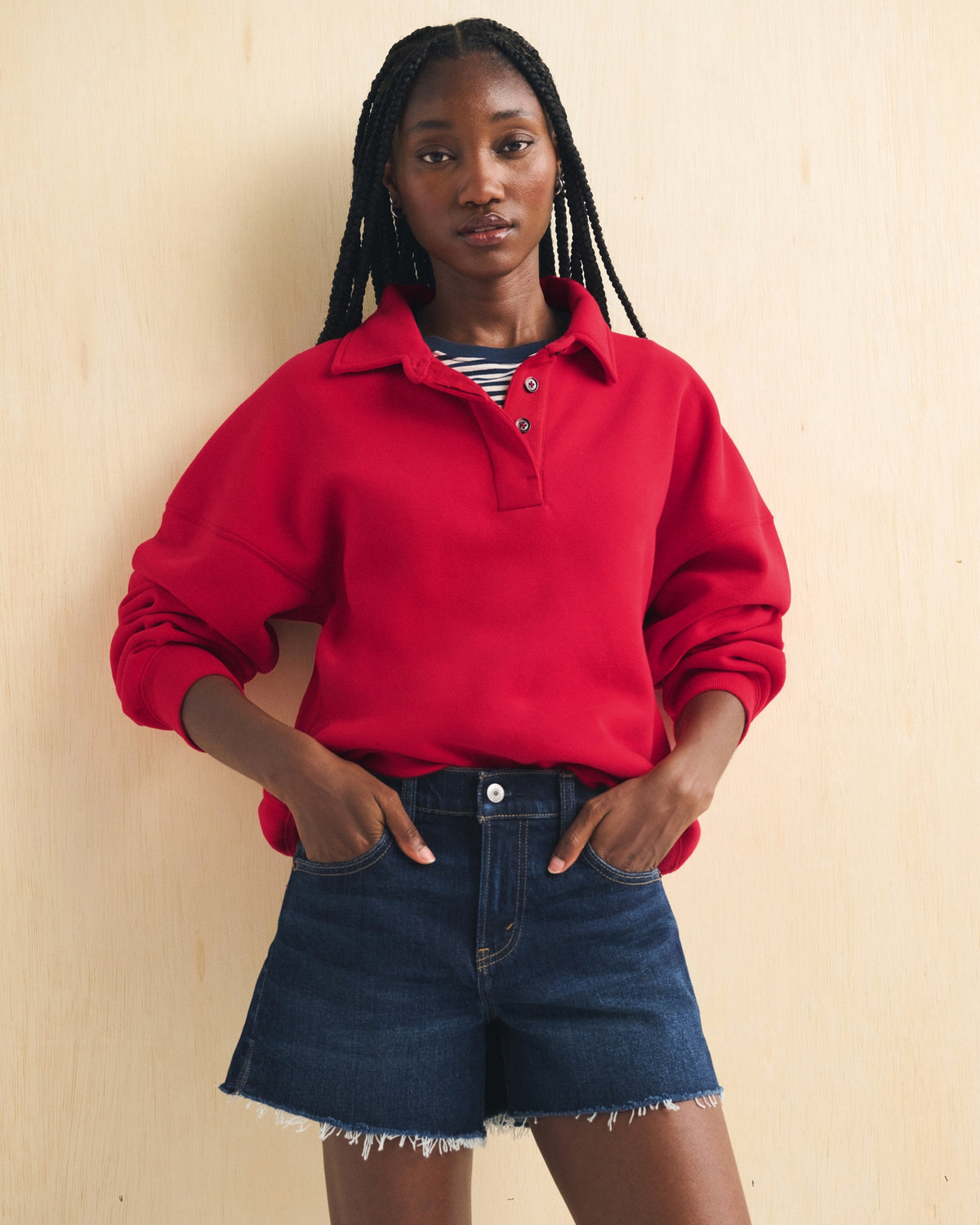 Abercrombie Sunday Polo Sweatshirt