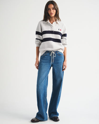 Abercrombie Sunday Polo Sweatshirt