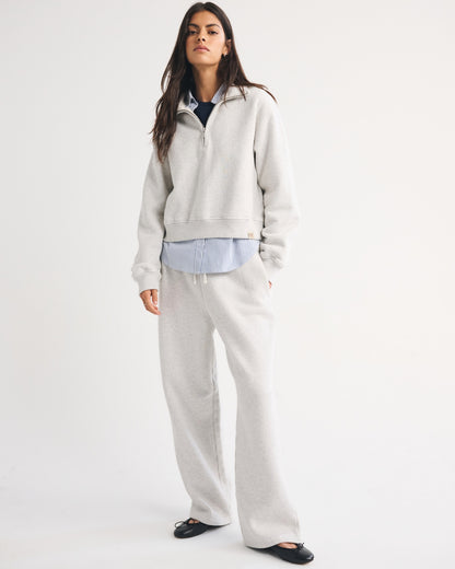 Abercrombie Heritage Heavyweight Half-Zip Sweatshirt