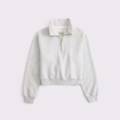 Abercrombie Heritage Heavyweight Half-Zip Sweatshirt