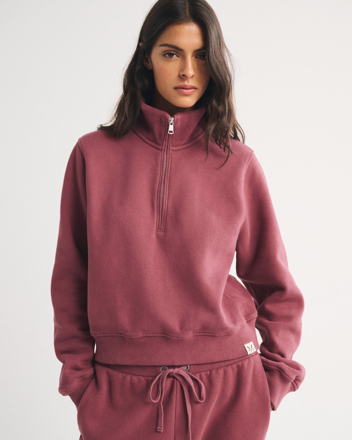Abercrombie Heritage Heavyweight Half-Zip Sweatshirt