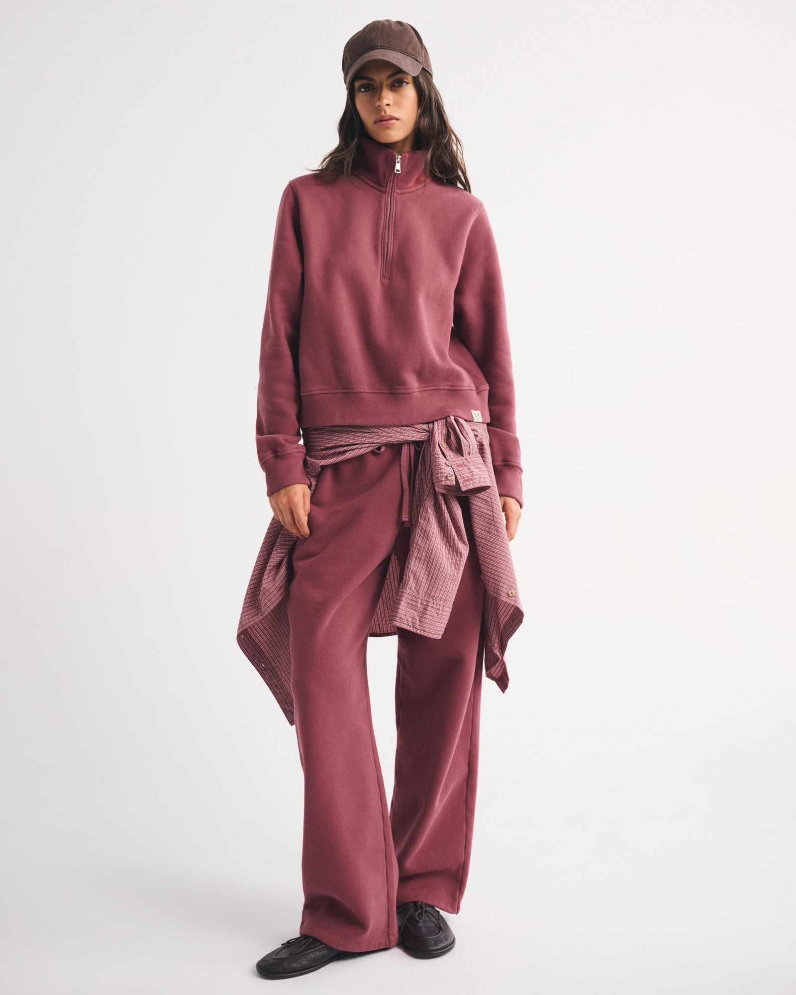 Abercrombie Heritage Heavyweight Half-Zip Sweatshirt