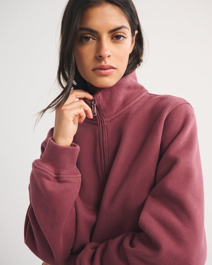 Abercrombie Heritage Heavyweight Half-Zip Sweatshirt