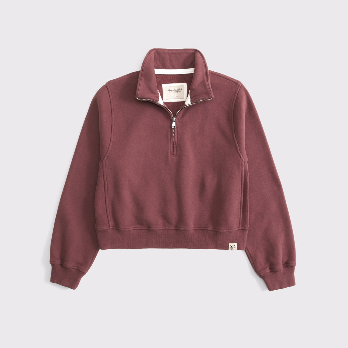 Abercrombie Heritage Heavyweight Half-Zip Sweatshirt