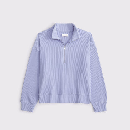 Abercrombie Lounge Brushed Rib Half-Zip