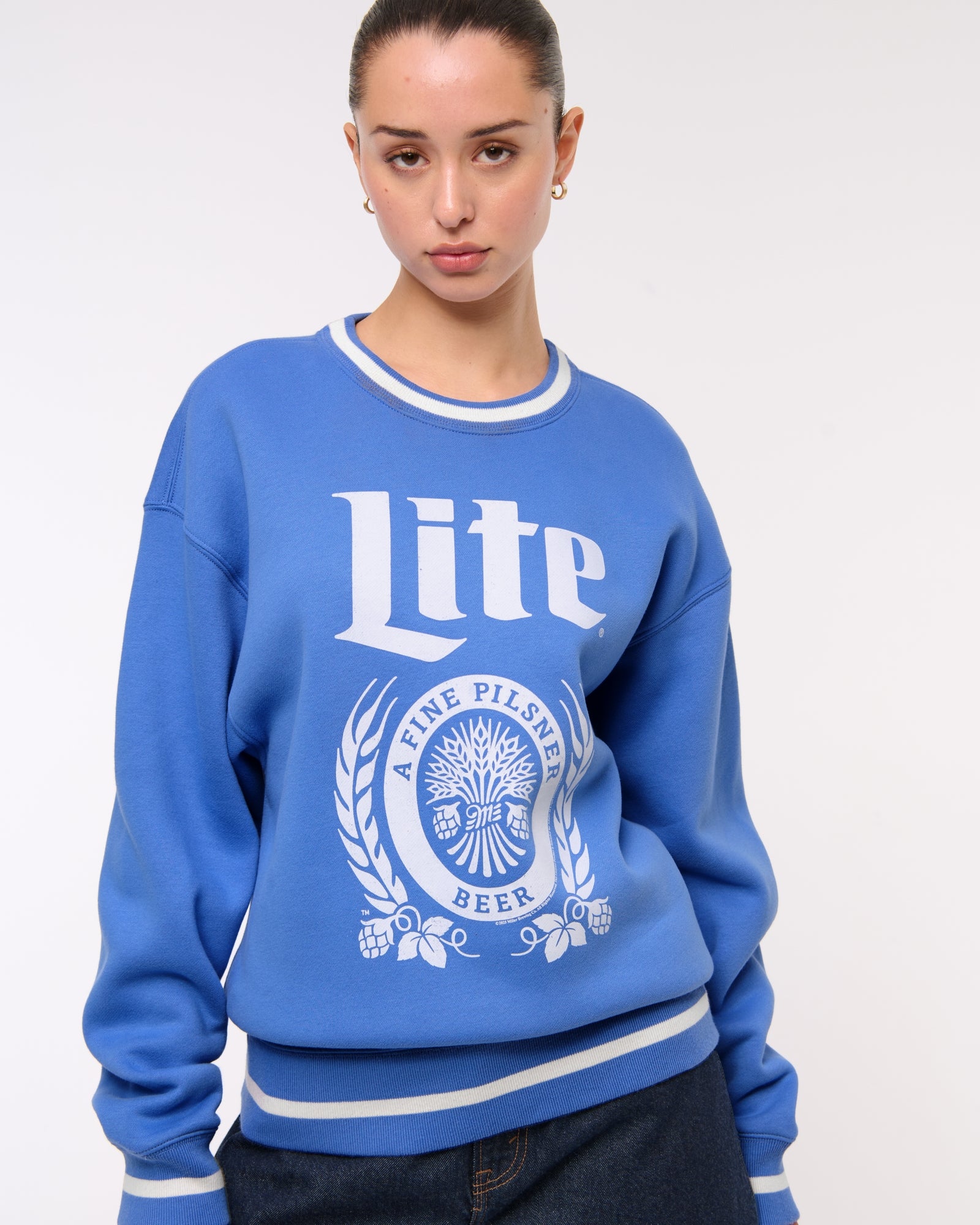 Abercrombie Miller Lite Oversized Sunday Crew