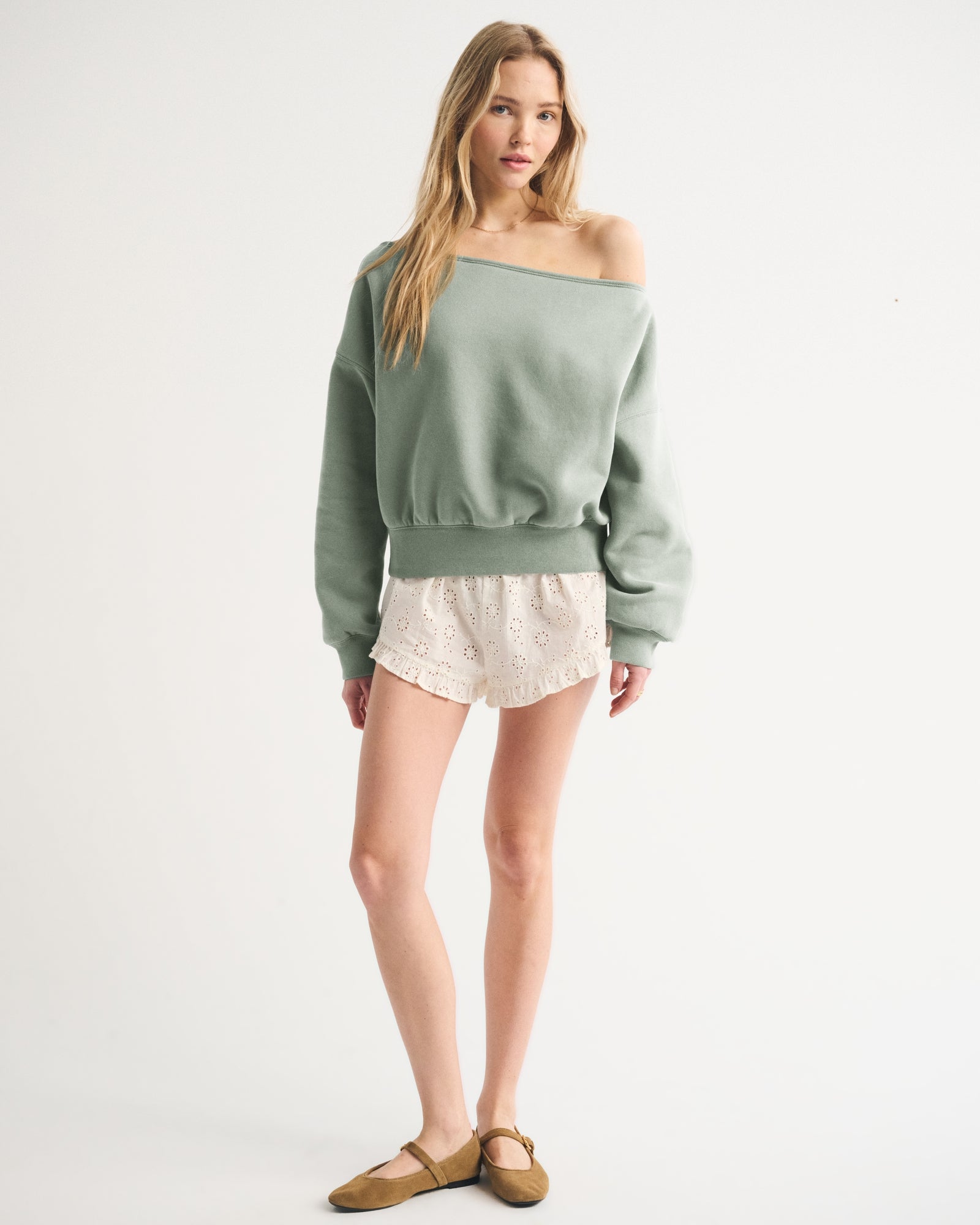 Abercrombie Sunday Off-The-Shoulder Top