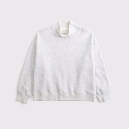 Abercrombie Sunday Oversized Funnel Neck Sweatshirt