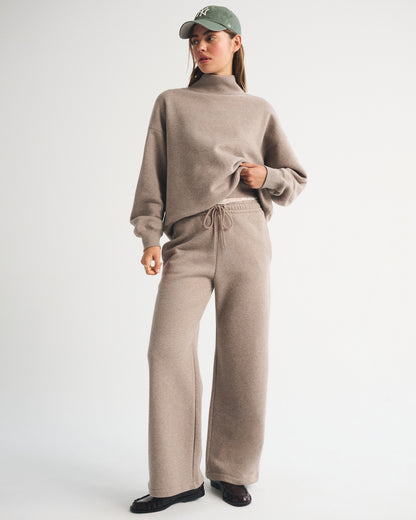 Abercrombie Sunday Oversized Funnel Neck Sweatshirt