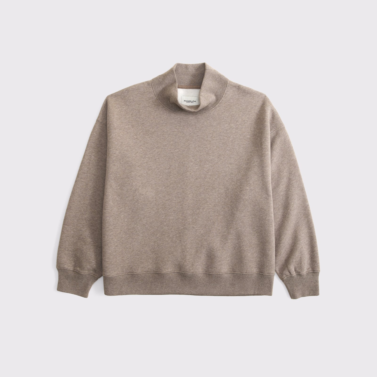 Abercrombie Sunday Oversized Funnel Neck Sweatshirt