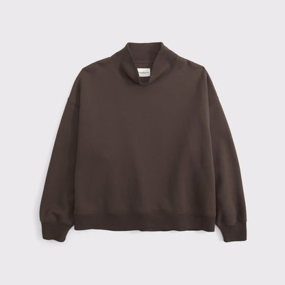 Abercrombie Sunday Oversized Funnel Neck Sweatshirt