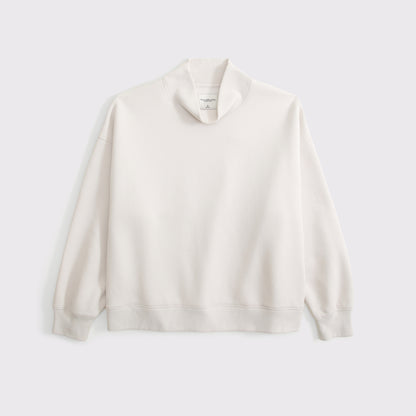 Abercrombie Sunday Oversized Funnel Neck Sweatshirt