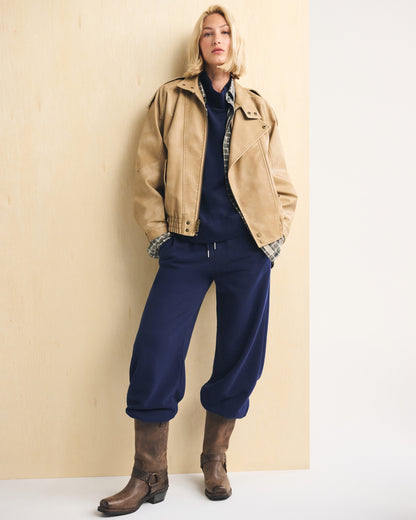 Abercrombie Sunday Oversized Funnel Neck Sweatshirt