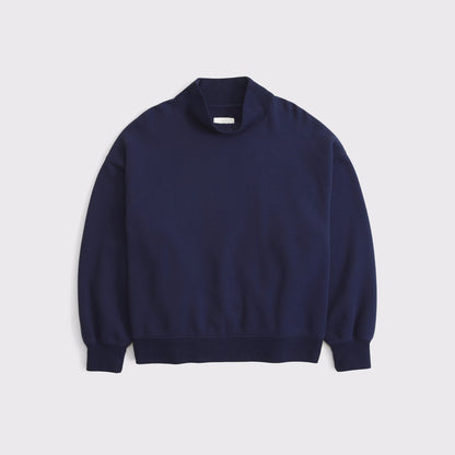 Abercrombie Sunday Oversized Funnel Neck Sweatshirt