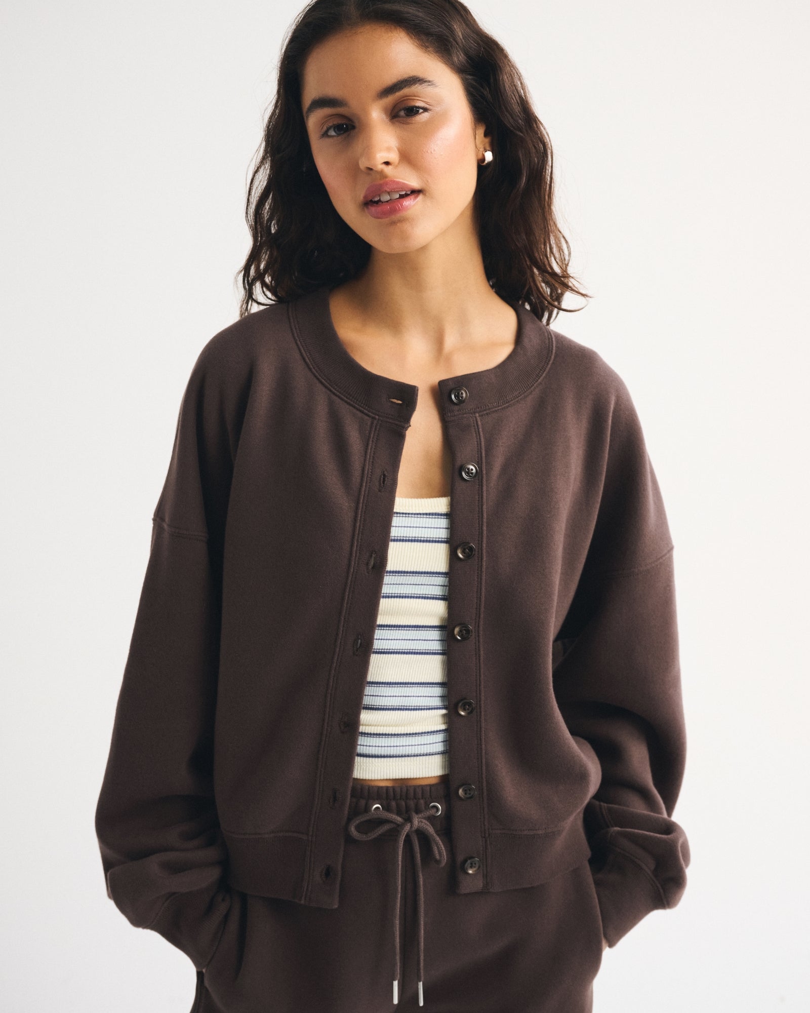 Abercrombie Sunday Shrunken Cardigan