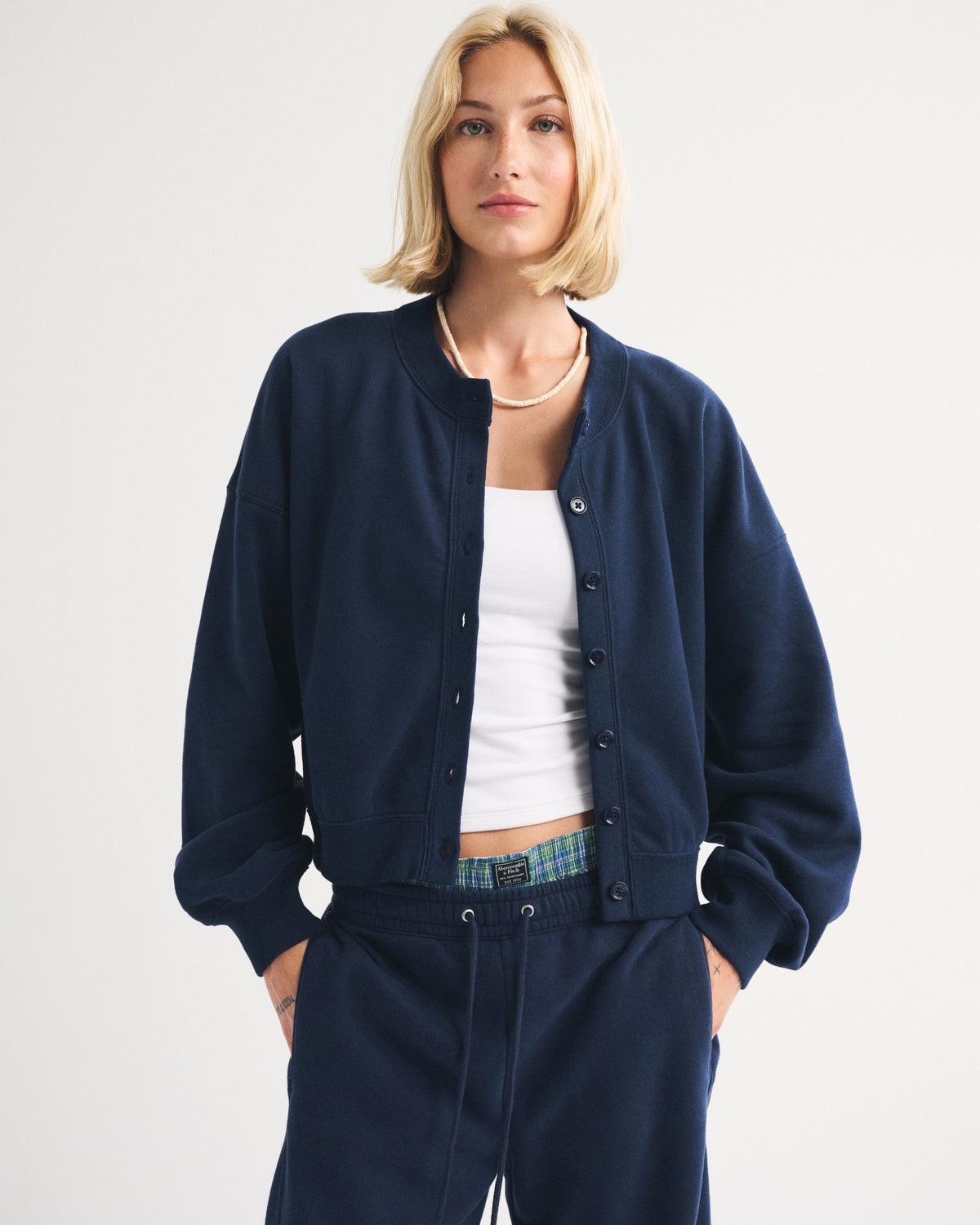 Abercrombie Sunday Shrunken Cardigan
