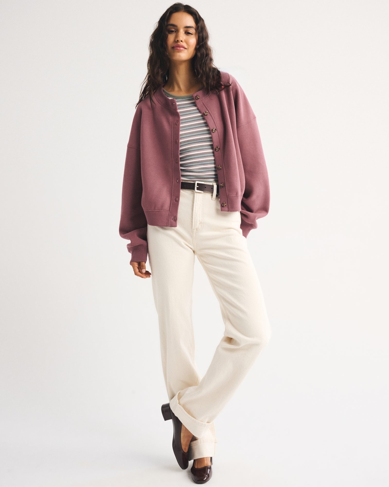 Abercrombie Sunday Shrunken Cardigan