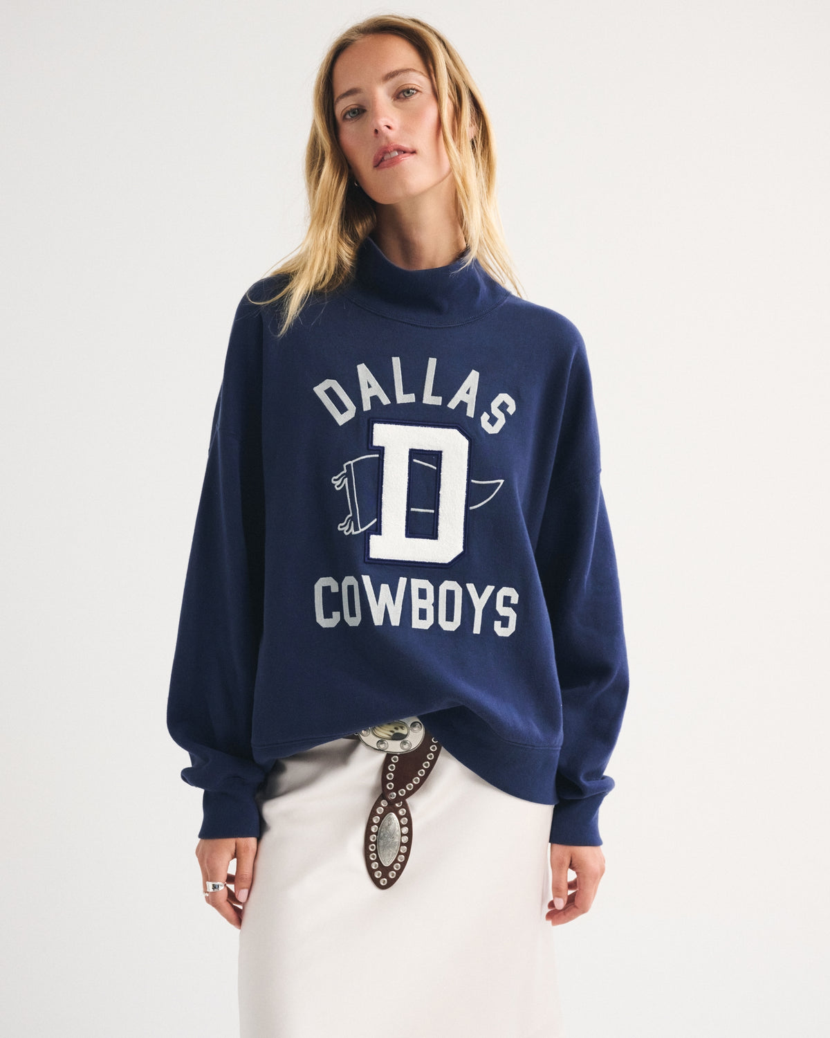 Abercrombie NFL Kansas City Chiefs Funnel-Neck Sweatshirt