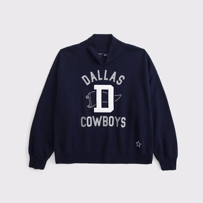 Abercrombie NFL Kansas City Chiefs Funnel-Neck Sweatshirt