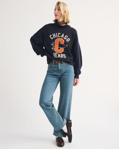 Abercrombie NFL Kansas City Chiefs Funnel-Neck Sweatshirt