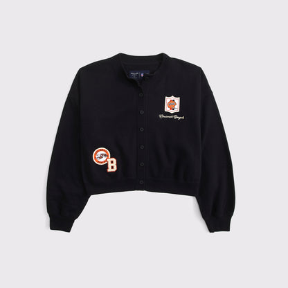 Abercrombie Cincinnati Bengals Sunday Shrunken Cardigan