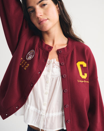 Abercrombie Cincinnati Bengals Sunday Shrunken Cardigan